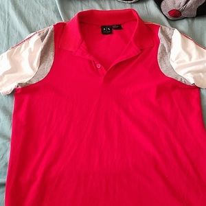 Large Armani Exchange collared shirt
